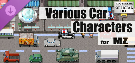 RPG Maker MZ - Various cars Characters set banner image