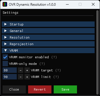 Скриншот из OVR Dynamic Resolution