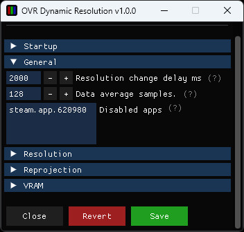 Скриншот из OVR Dynamic Resolution