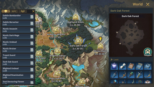 Legends of Aden demo screenshot 5