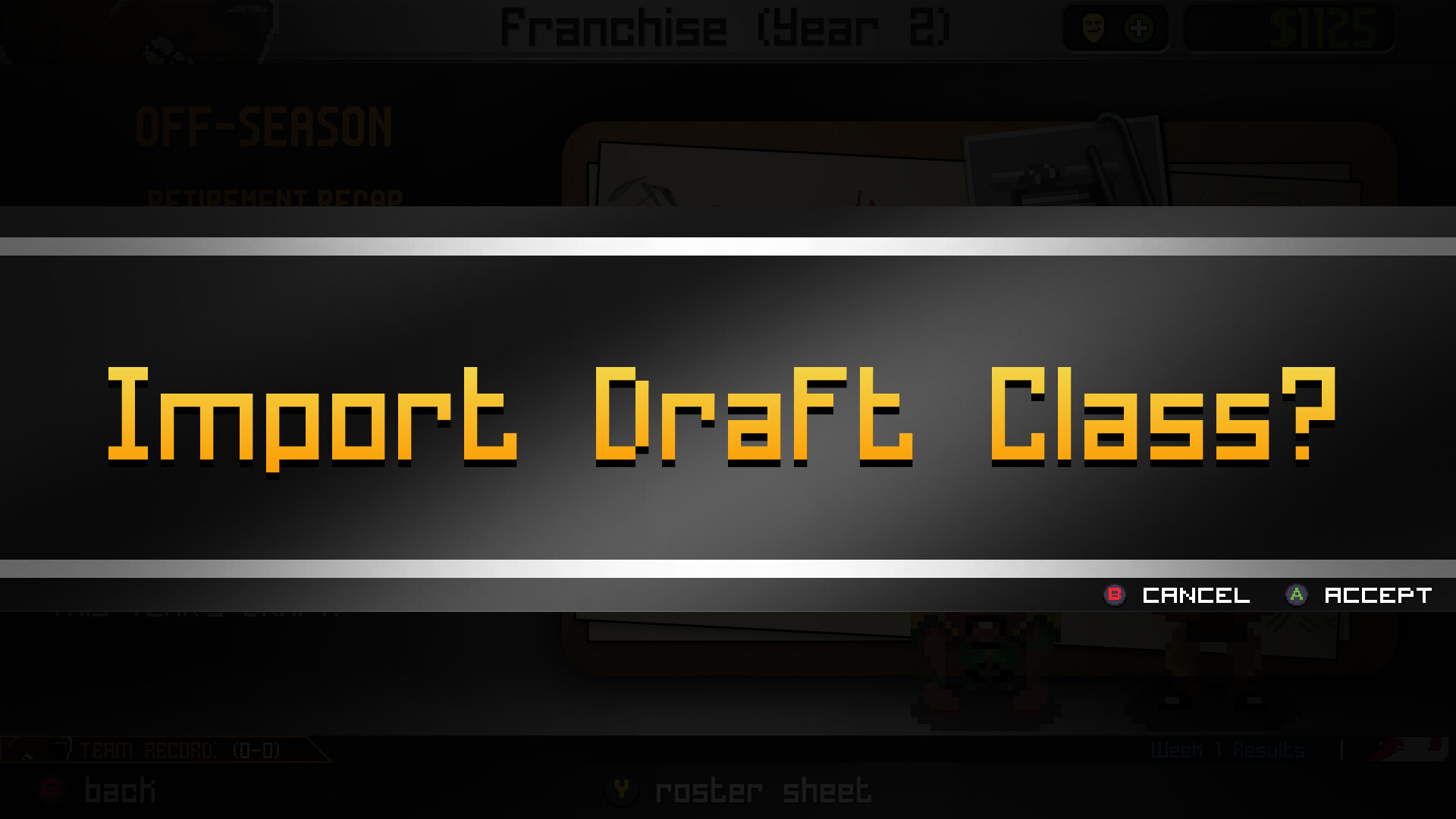 Legend Bowl Draft Class Feature Pack Featured Screenshot #1