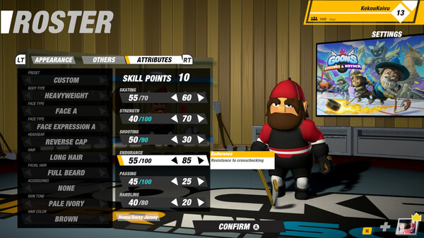 Screenshot z Hockey Super Squad