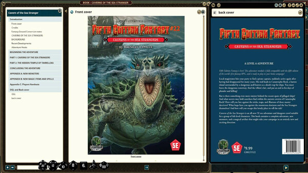 Fantasy Grounds - Fifth Edition Fantasy #22: Caverns of the Sea Strangers