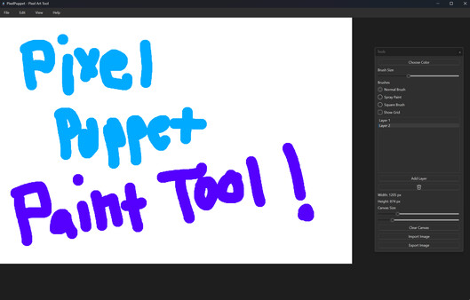 Screenshot z Pixel Puppet Screenshot z Pixel Puppet
