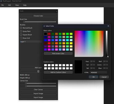 Screenshot z Pixel Puppet Screenshot z Pixel Puppet