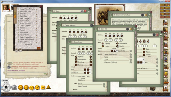 Fantasy Grounds - Deadlands Reloaded: Blood Drive 2