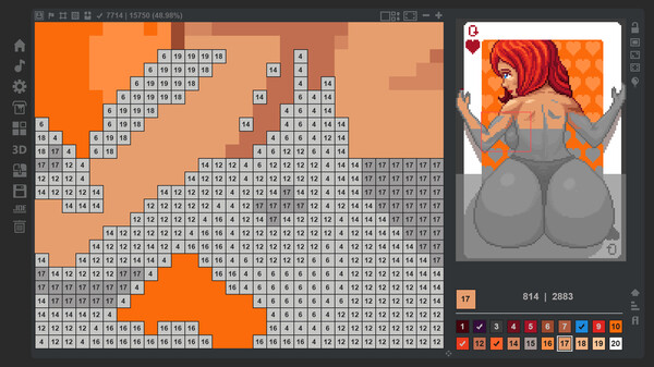 Screenshot 3 of Coloring Game: Girls 2 - more gameplay footage