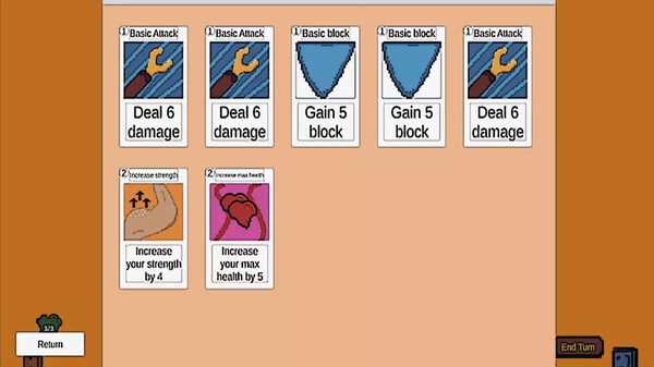 Screenshot z Dungeon Decks: Heroes of Herp Derp