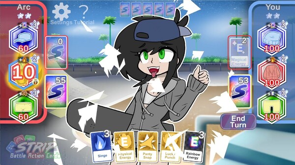 STRIP Battle Action Cards