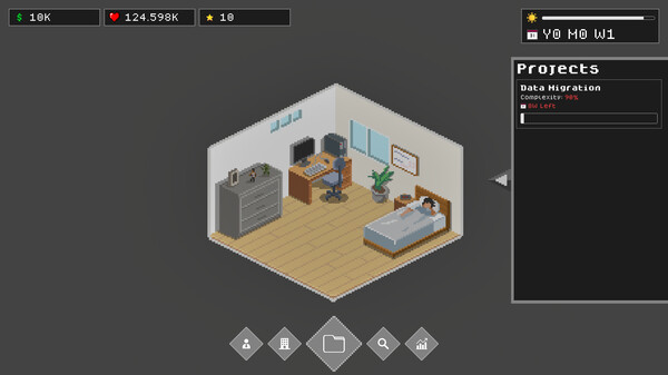 Скриншот из Software Dev Tycoon