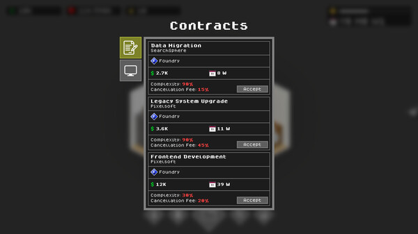 Скриншот из Software Dev Tycoon