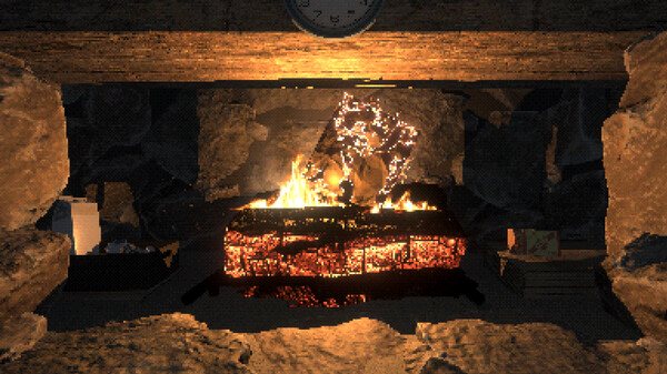 Screenshot z Virtual Interactive Fireplace Screenshot z Virtual Interactive Fireplace