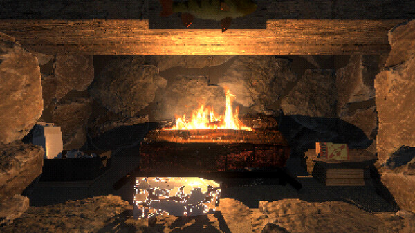 Screenshot z Virtual Interactive Fireplace Screenshot z Virtual Interactive Fireplace