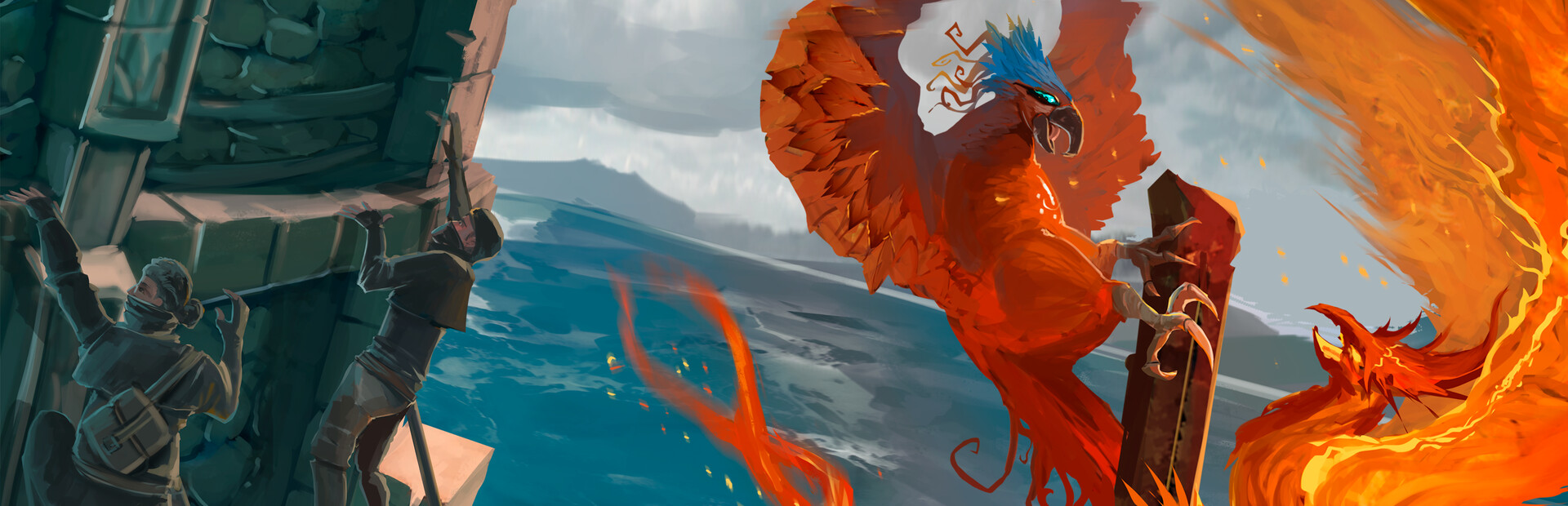 Spire, Surge, and Sea