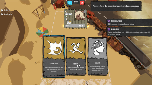 Screenshot z Rough Rivals