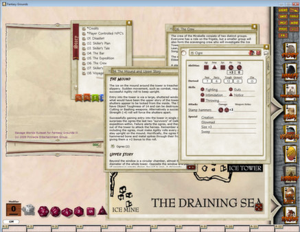 Screenshot z Fantasy Grounds - Sundered Skies #1 The Ice Tower
