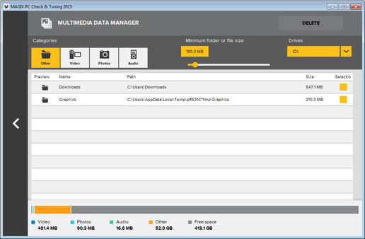 MAGIX PC Check & Tuning 2015 screenshot 4