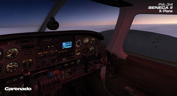 Screenshot z X-Plane 10 AddOn - Carenado - PA34 200T Seneca II