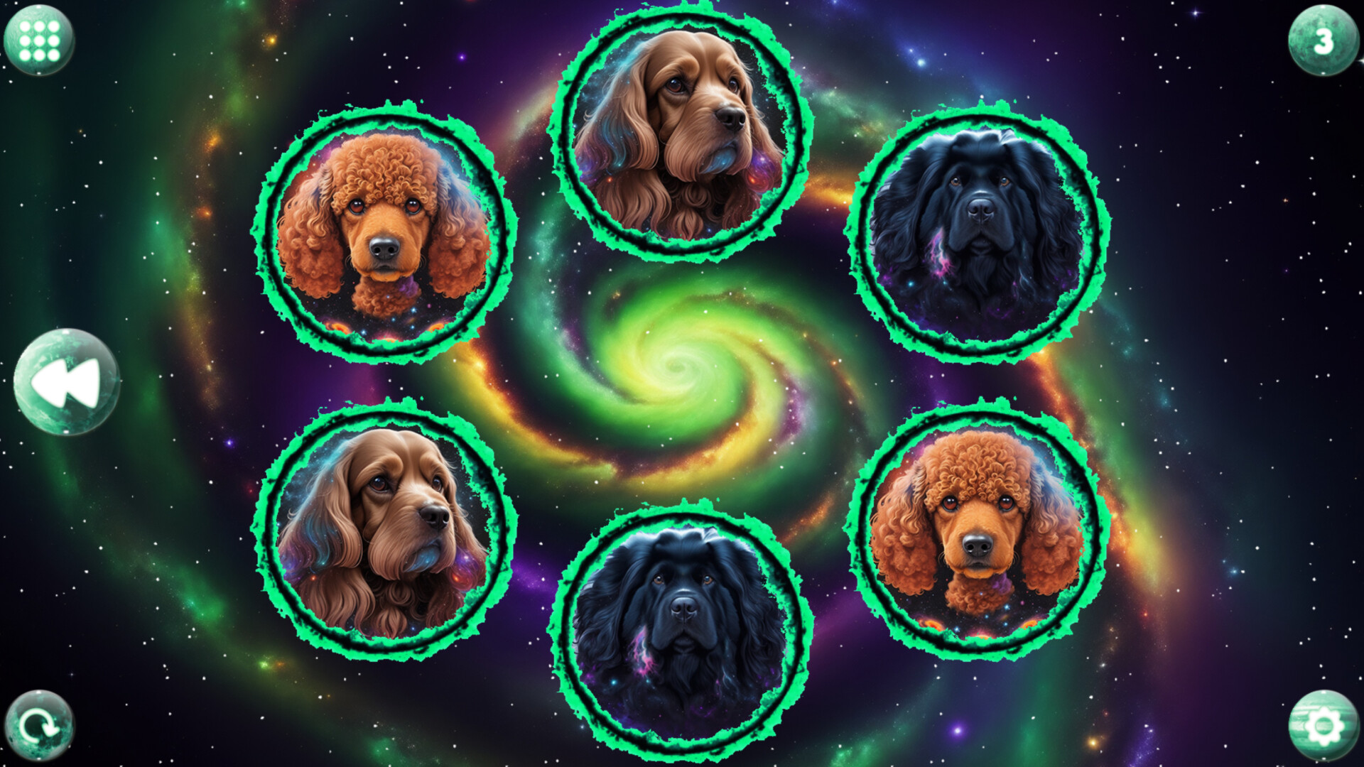 Space Memory: Dogs screenshot 2