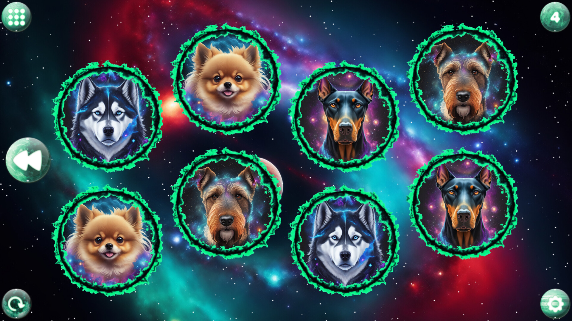 Space Memory: Dogs screenshot 3
