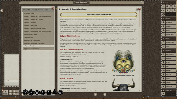 Fantasy Grounds - Tales of the Valiant: Players Guide