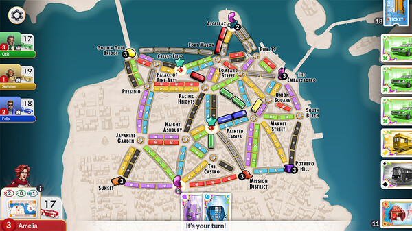 Ticket to Ride®: San Francisco City Expansion