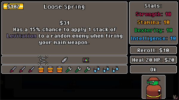 Screenshot z Comet Rogue