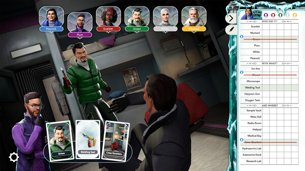 Screenshot z Clue&frasl;Cluedo: Polar Research Station Crime Scene Bundle