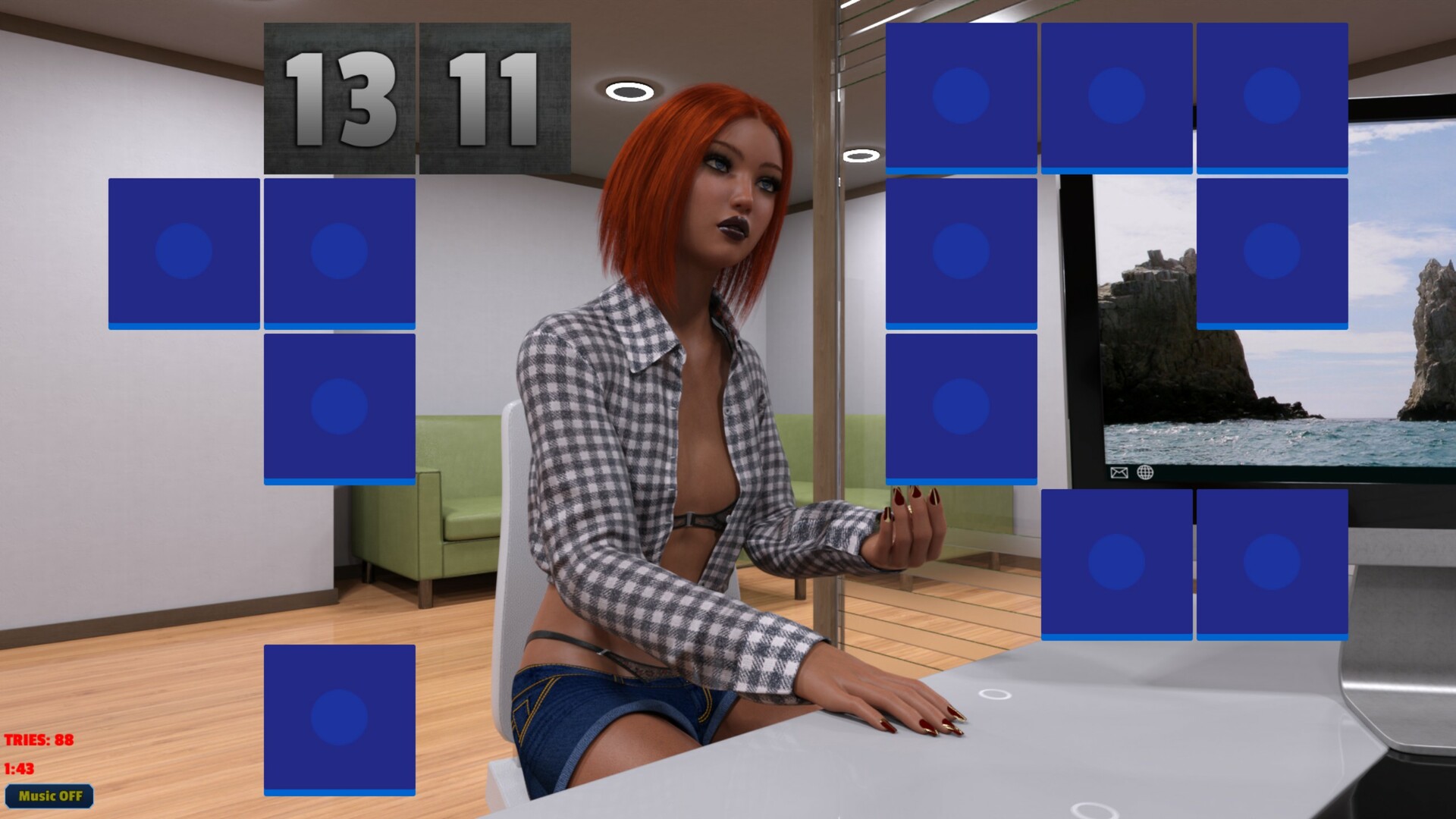 Sexy Memory Puzzle - Futanari Doctor screenshot #1