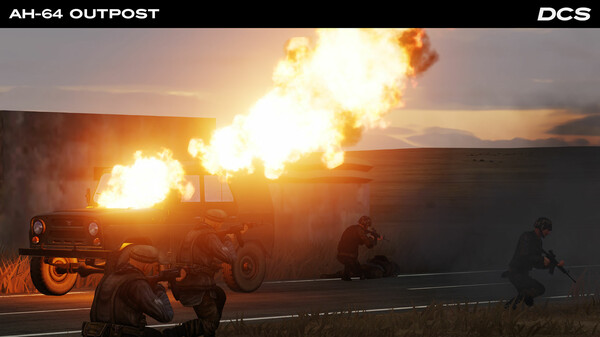 Screenshot z DCS: AH-64D Outpost Campaign by Stone Sky Screenshot z DCS: AH-64D Outpost Campaign by Stone Sky