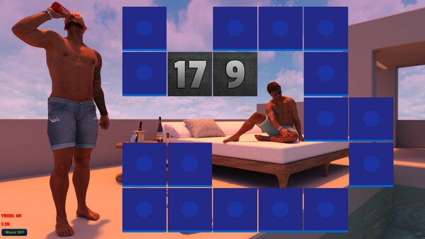 Скриншот из Sexy Memory Puzzle - Gay Pool