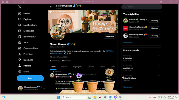 FlowerCorner: Plant Watering To Vibe To screenshot 2