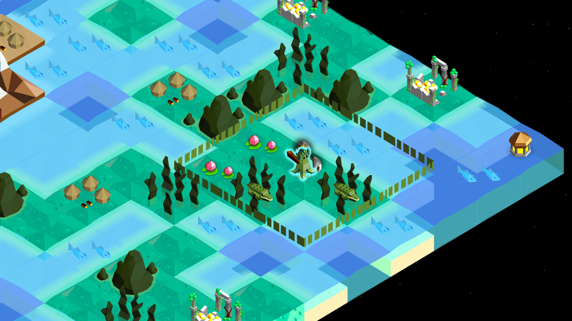 The Battle of Polytopia - Forgotten Skin (for the Aquarion tribe) Featured Screenshot #1