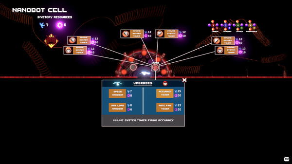 Screenshot z SynthetiCell BioClicker