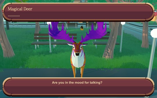 Скриншот из A Conversation With A Magical Deer