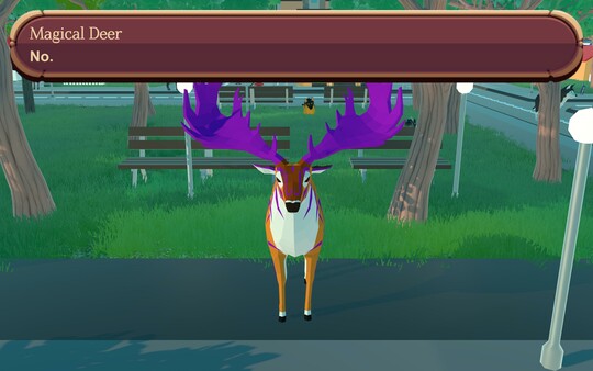 Скриншот из A Conversation With A Magical Deer