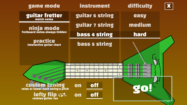 Скриншот из Guitar Fretter