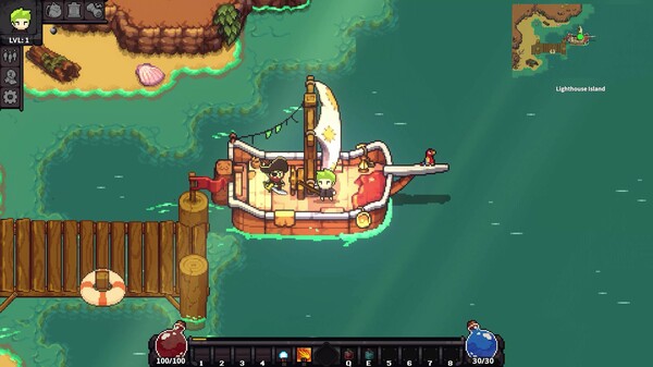 Screenshot of Void Dungeon gameplay showing in-action mechanics