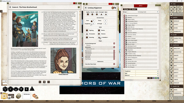 Fantasy Grounds - Seven Worlds Module 1: Rumors of War