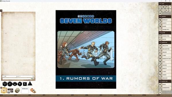 Fantasy Grounds - Seven Worlds Module 1: Rumors of War