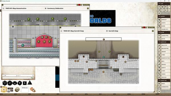 Fantasy Grounds - Seven Worlds Module 1: Rumors of War