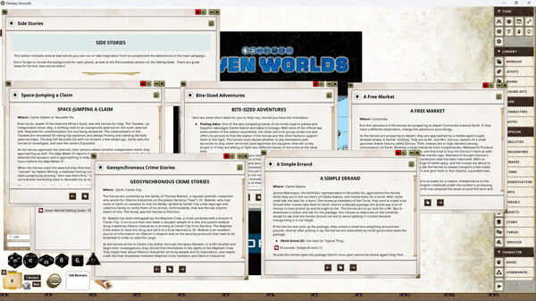 Fantasy Grounds - Seven Worlds Module 1: Rumors of War