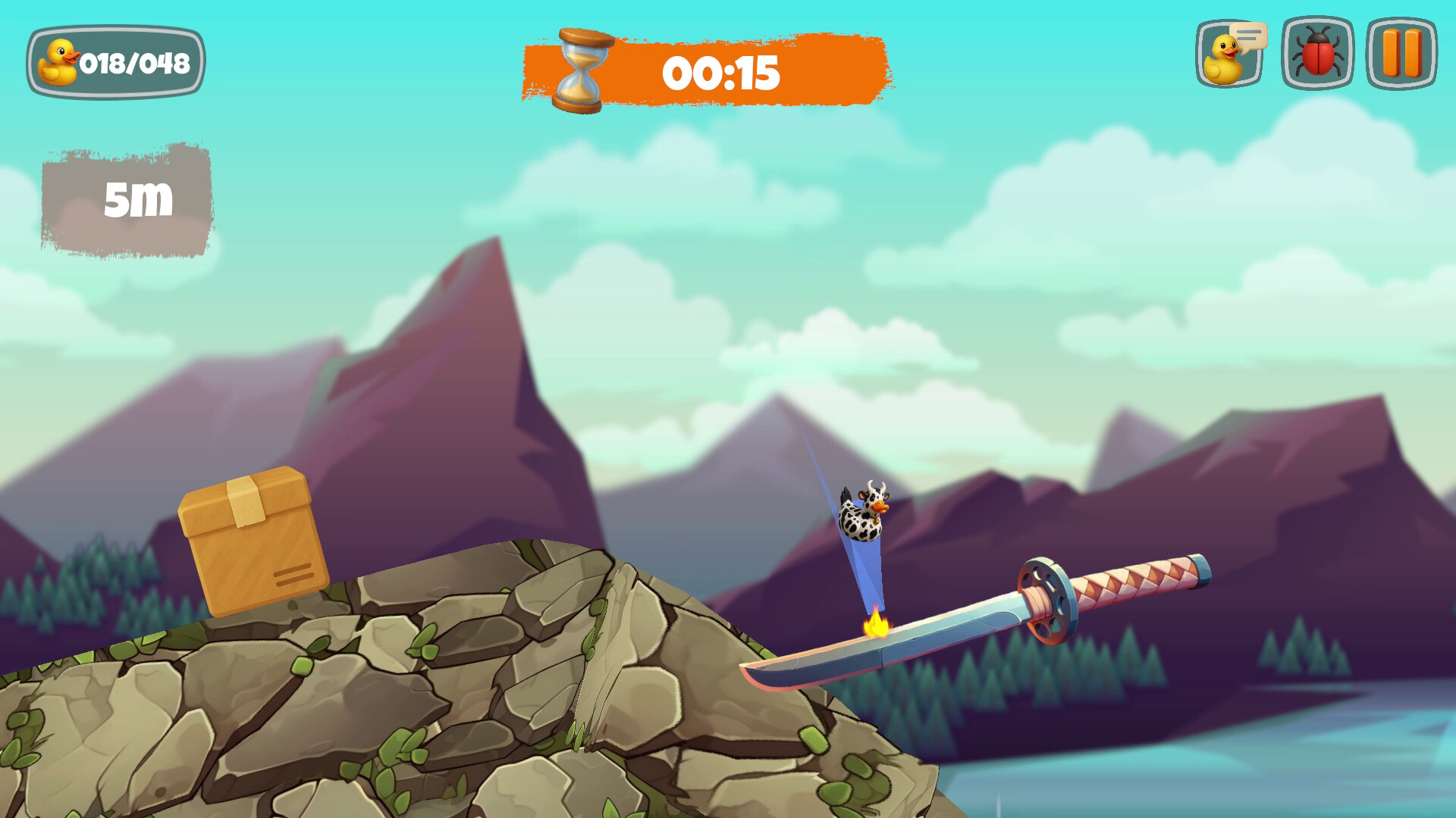 Bouncing to the Top With Quantum Quacks