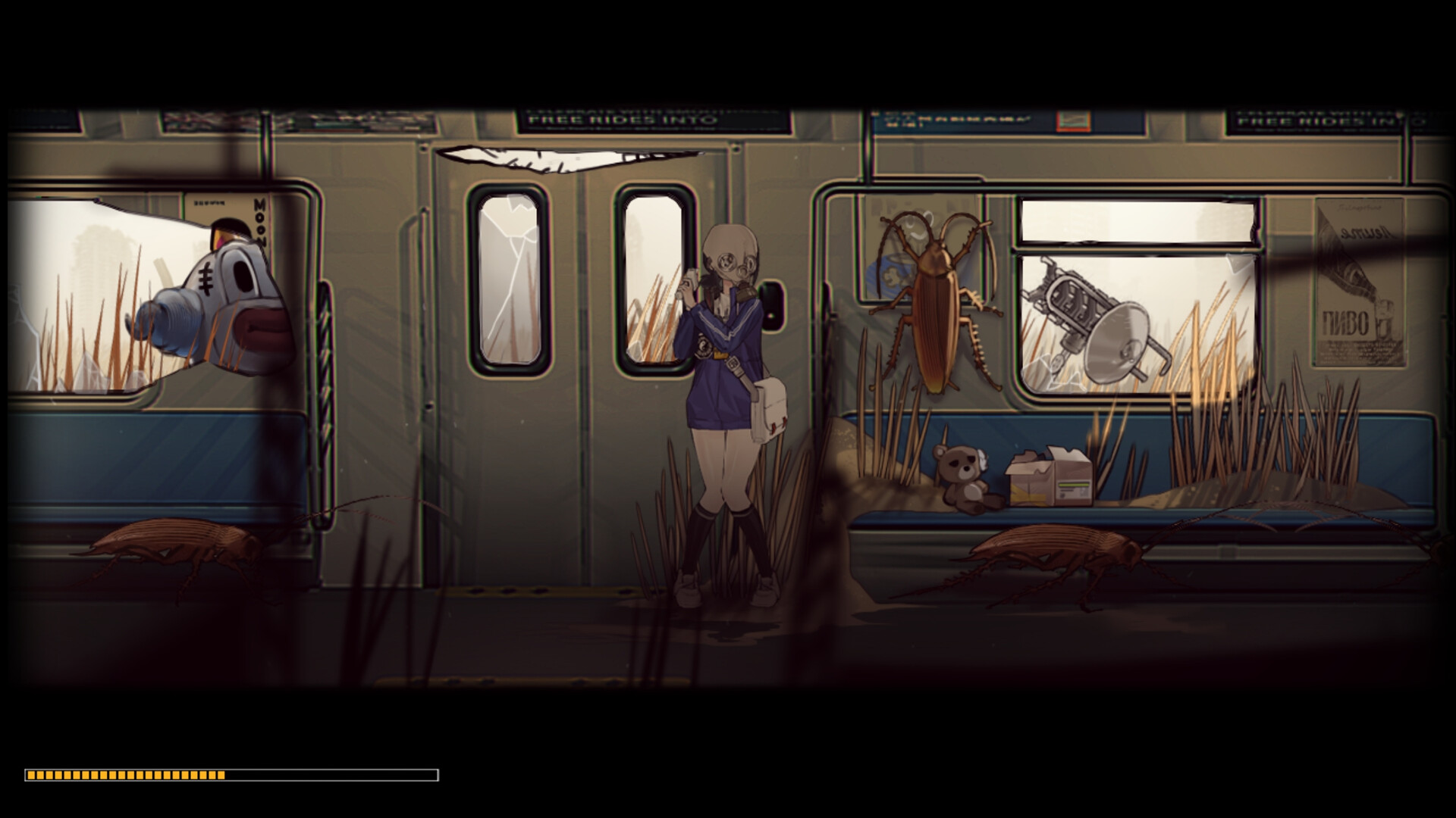 screenshot of 電車除霊少女 2