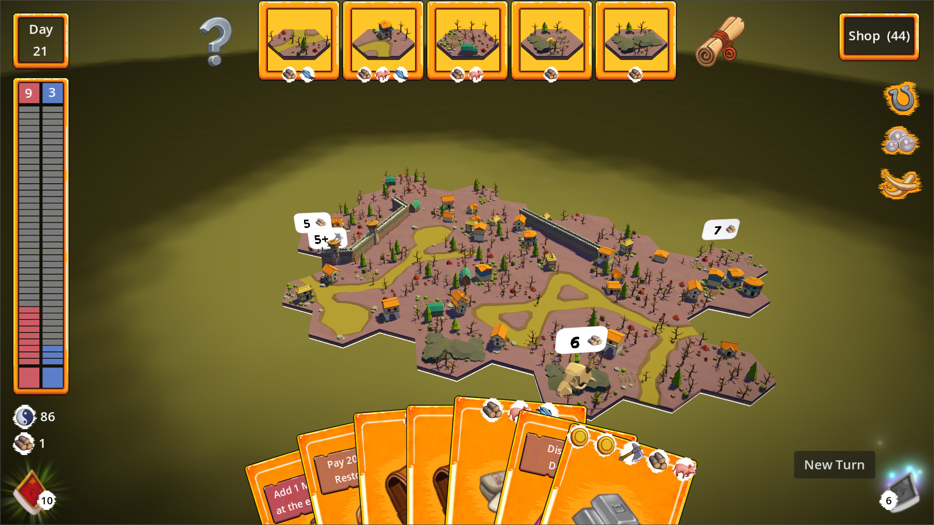 #4. Kingdom of Cards and Tiles (Steam) By: Maciej Pacuszka