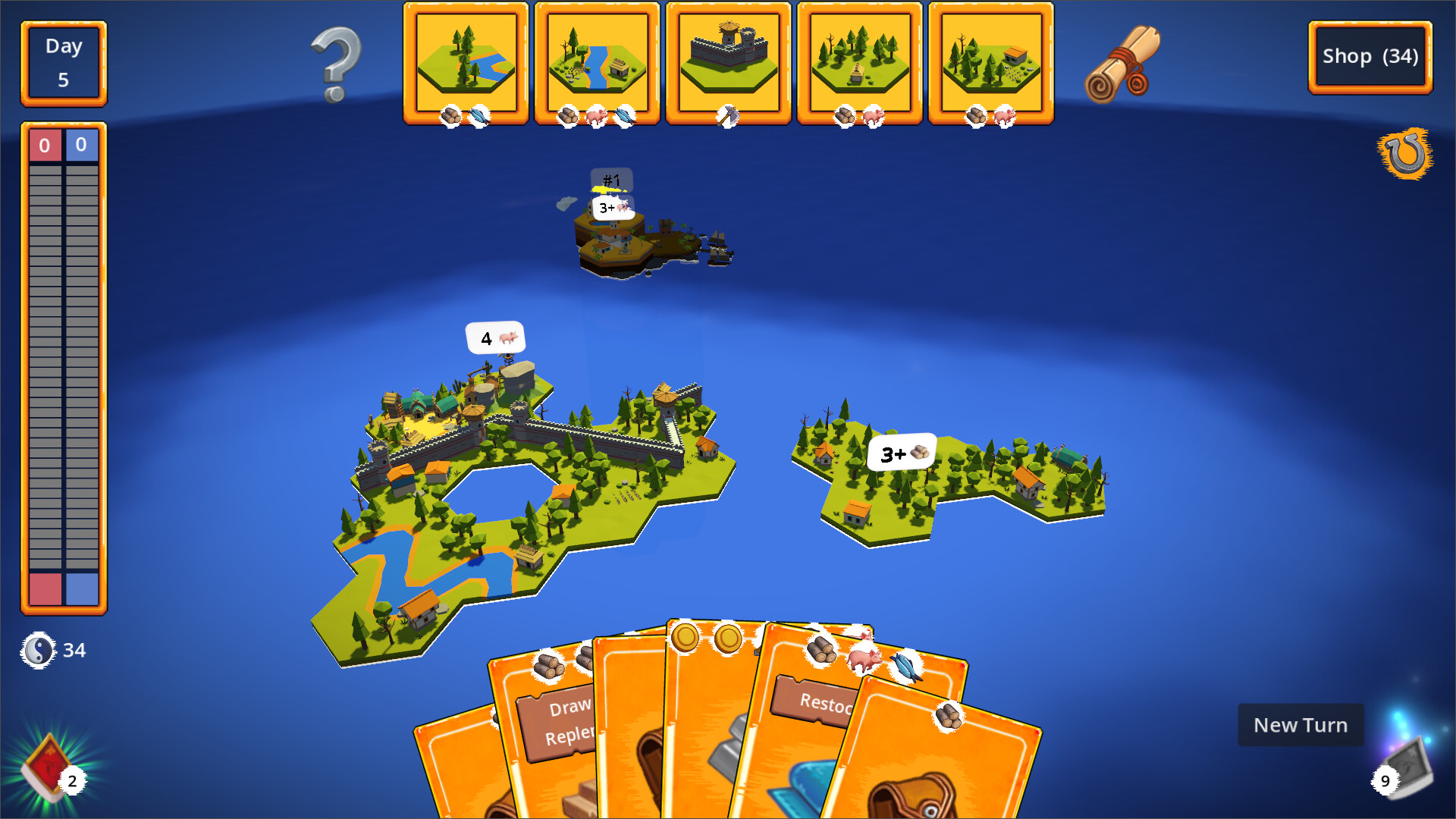 #1. Kingdom of Cards and Tiles (Steam) By: Maciej Pacuszka