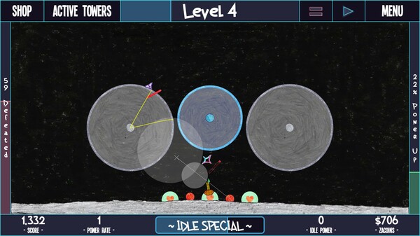 ZaciSa: Idle Defense! screenshot 2
