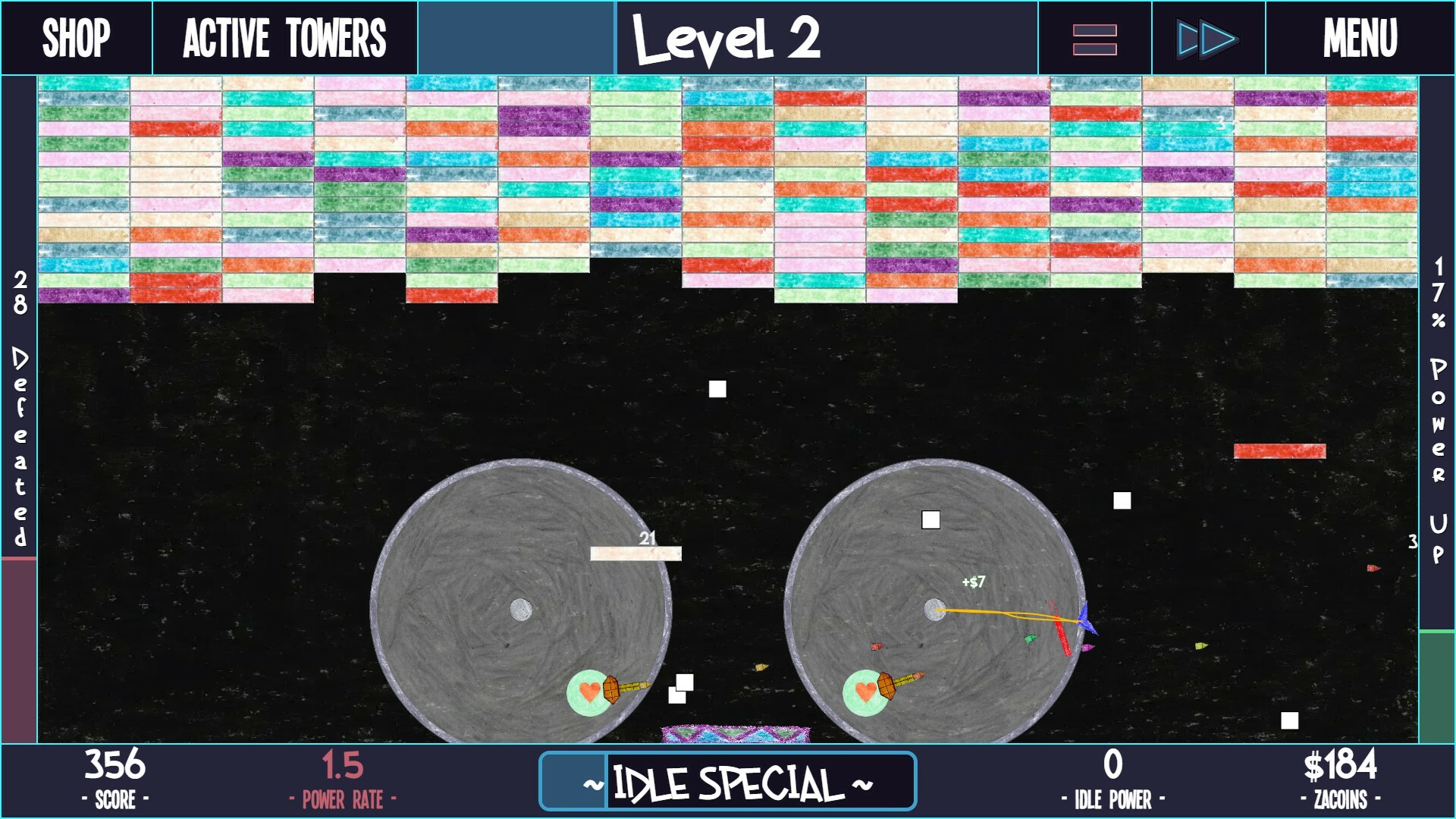 ZaciSa: Idle Defense! screenshot #5