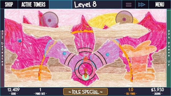 ZaciSa: Idle Defense! screenshot 1