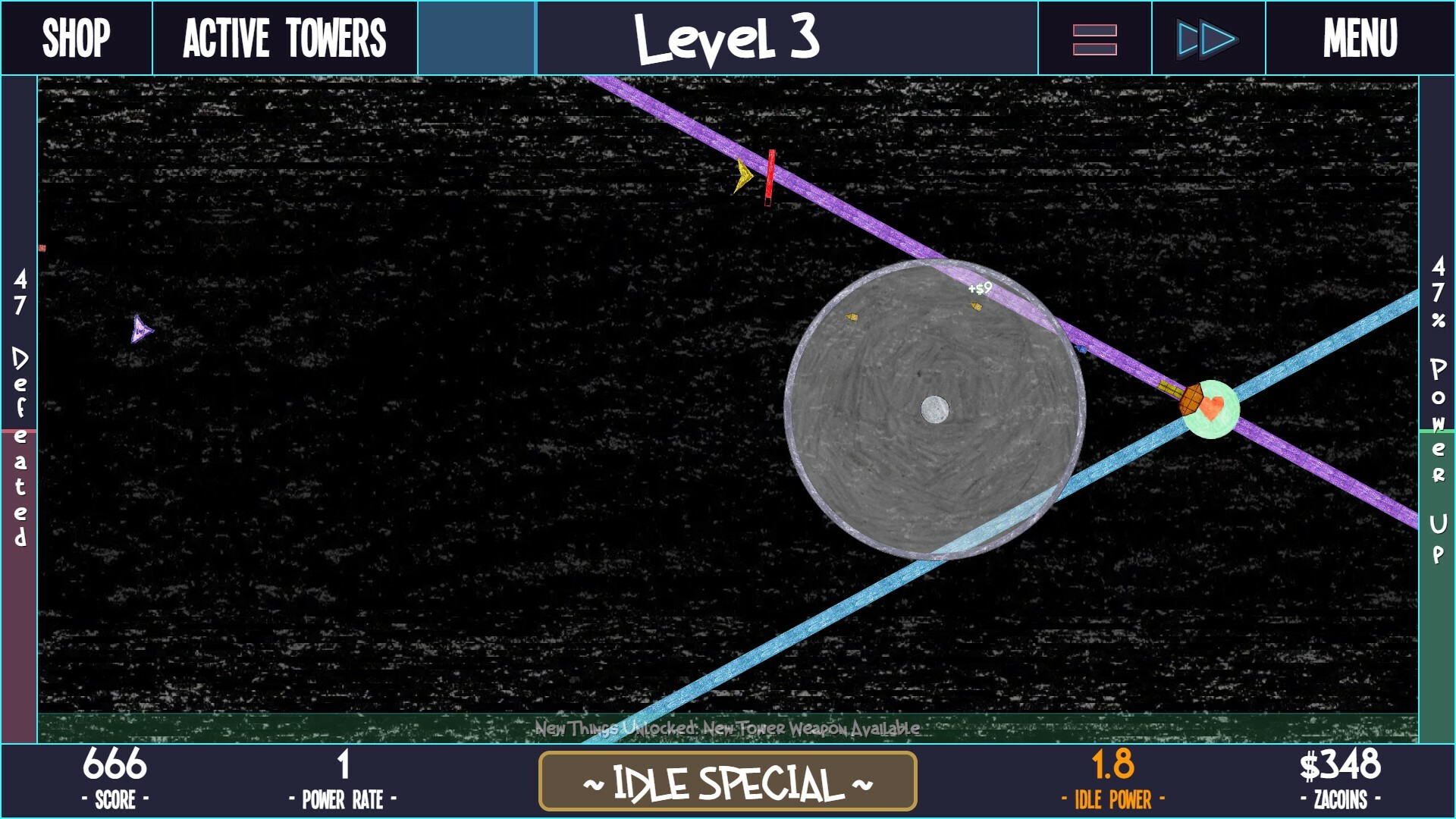 ZaciSa: Idle Defense! screenshot #9